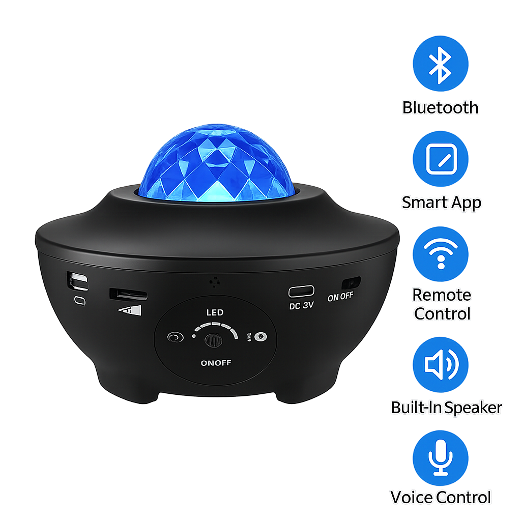 Galaxy Ocean Light Projector – بروجكتر ضوء المجرة والمحيط